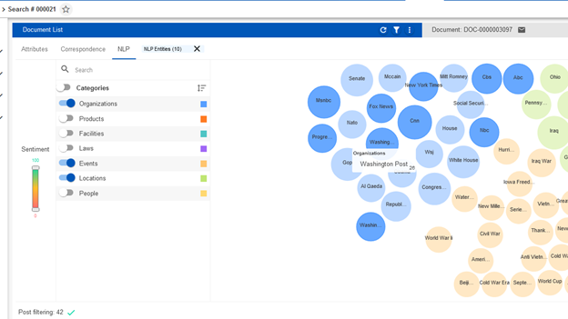 Nebula Natural Language Processing Screencap